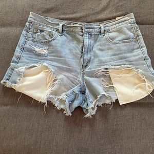 American Eagle Distressed Denim Shorts